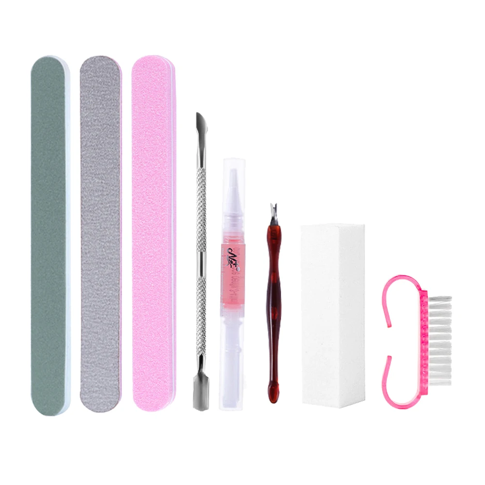 Nail File and Buffer, Nail Cuticle Removal Kit, Professionally Shape Nails and Enjoy Smooth Manicure with Nourishing Pen