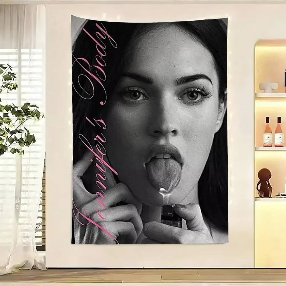 

Pop Movie Jennifer Body Flags Wall Hanging Background Art Banner for Bedroom Home Outdoor Decor