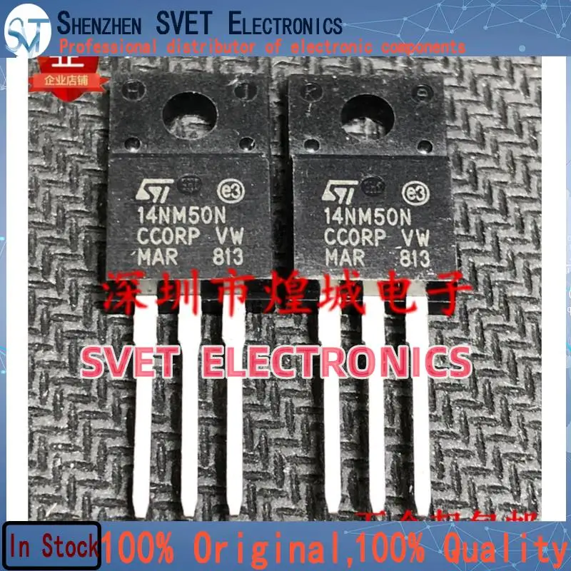 10PCS-50PCS  14NM50N STF14NM50N  TO-220F 500V 12A 5 Original In Stock Fast shipping