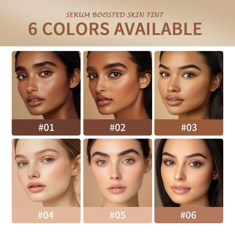 عصا كريم أساس بلسم مصل معزز لون البشرة، عصا كريم أساس ناعمة، تغطية عالية للسفر، عصا كريم أساس برونزية