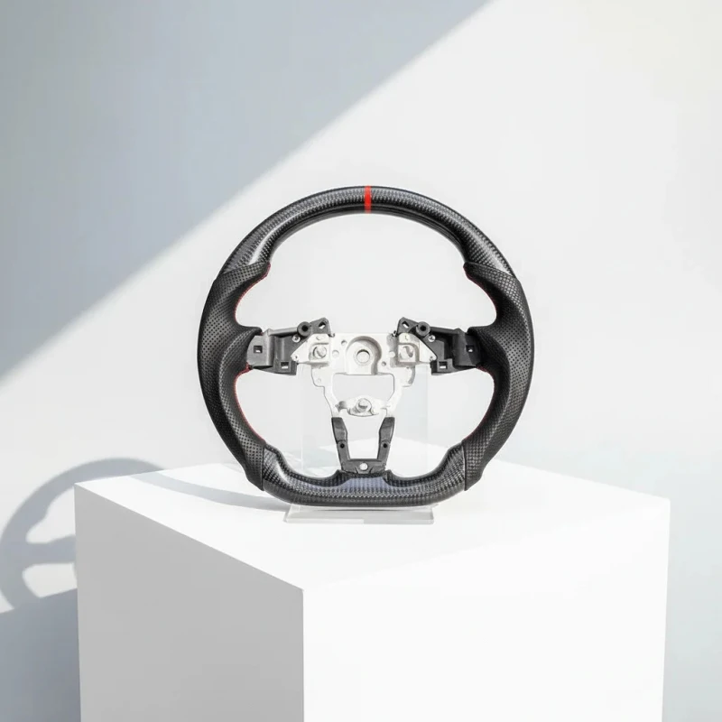 

Peormance Upgrade Steering Wheel Fit MX-5 Miata NC 2006-2015 Carbon Fiber Black Peorated Leather