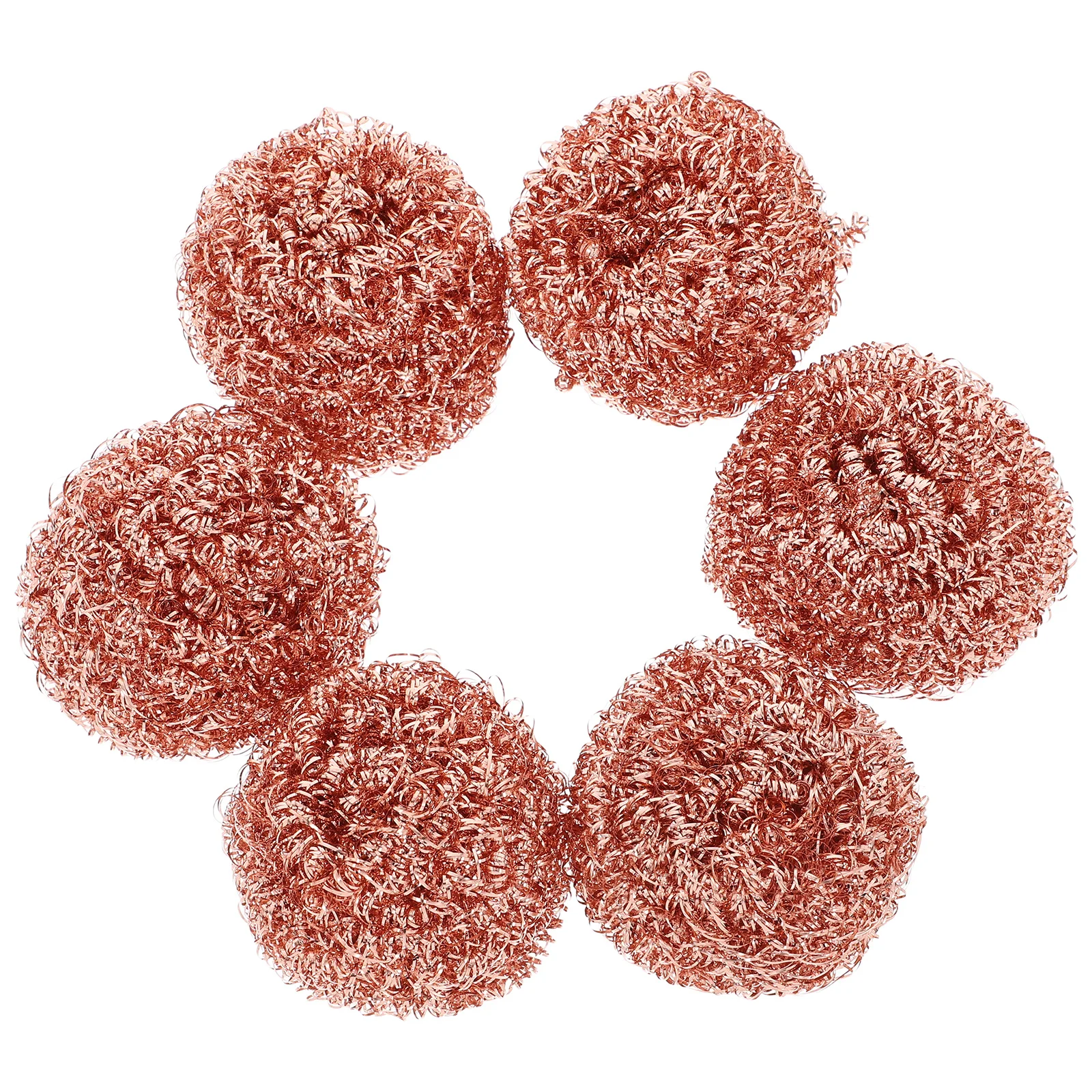 6pcs Tip Cleaner Core Copper Ball High Efficiency Tin Residue Remover Solder Iron Cleaning Tool For Electronics Repair Circuit