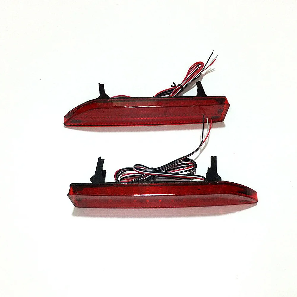 

July King Red LED Rear Reamper Brake Lights + Night DRL Compatible for Honda CR-V 2007 2008 2009 City 2012 2013 2014