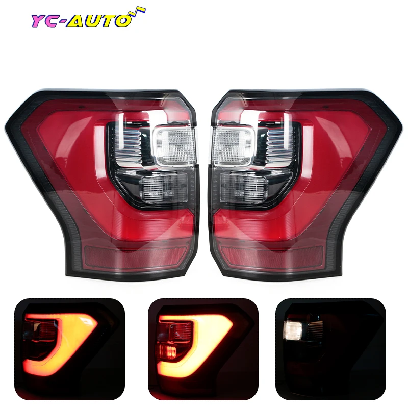 LED Rear Bumper Tail Light Turn Signal Lamp Warning Brake Light Reverse Lamp Car Accessorie For Ford Expedition 2018 - 2021