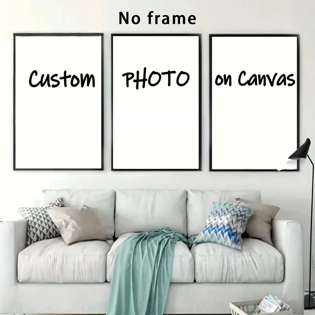 Custom Canvas Printing Personalized Photo Suitable for Family Life Pets Scenery Couple Weddings Home Decor Poster Gifts