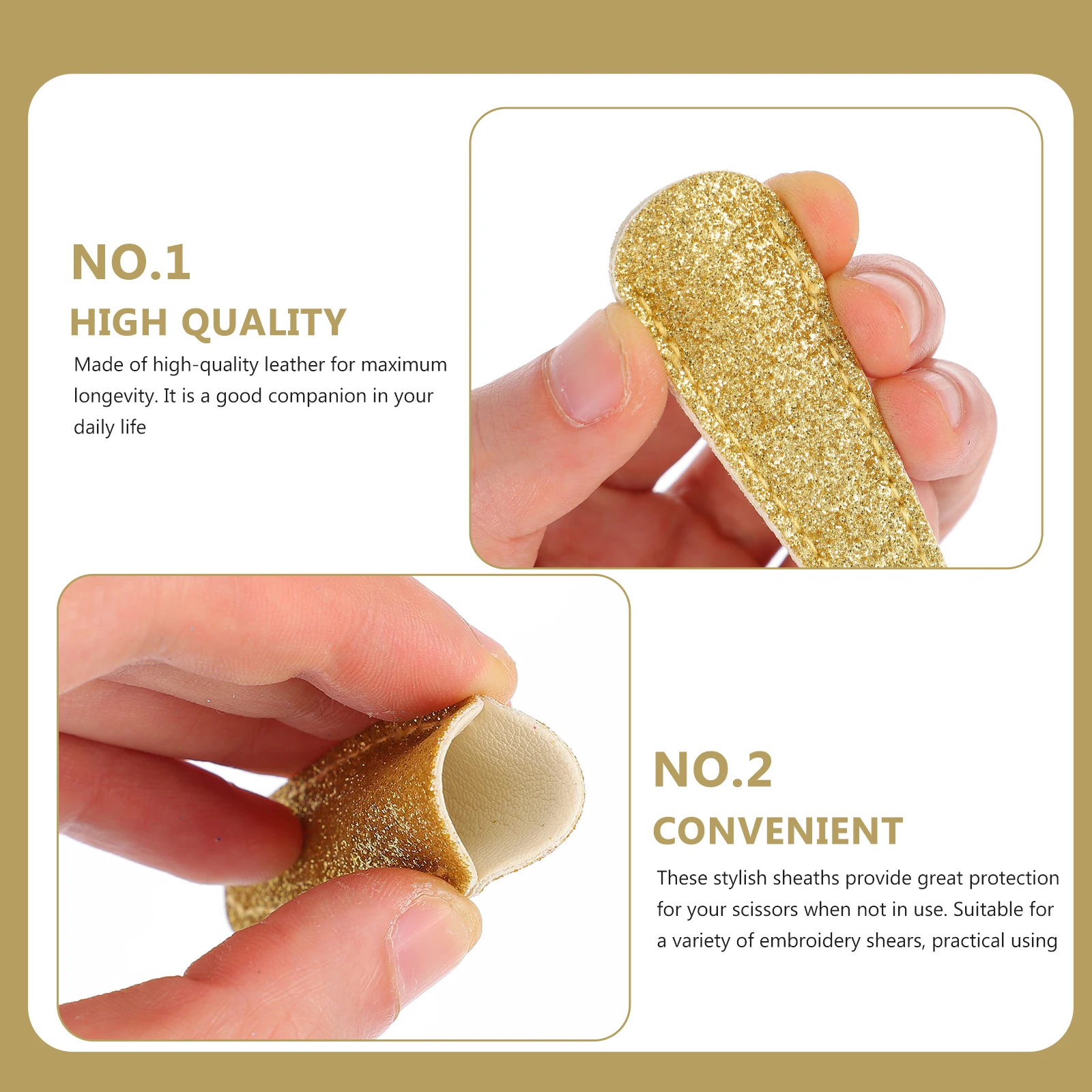 

2pcs Scissors Case Cover Protection for Hairdressing Shear Covers Lightweight Portable Practical Use High Quality