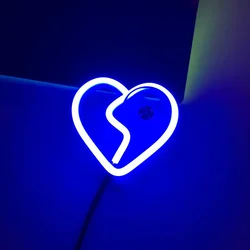Car Modification Neon Car LED Window Lights Interior Decoration Lights Glowing Heart Atmosphere Lights USB Wiring Refit Tools