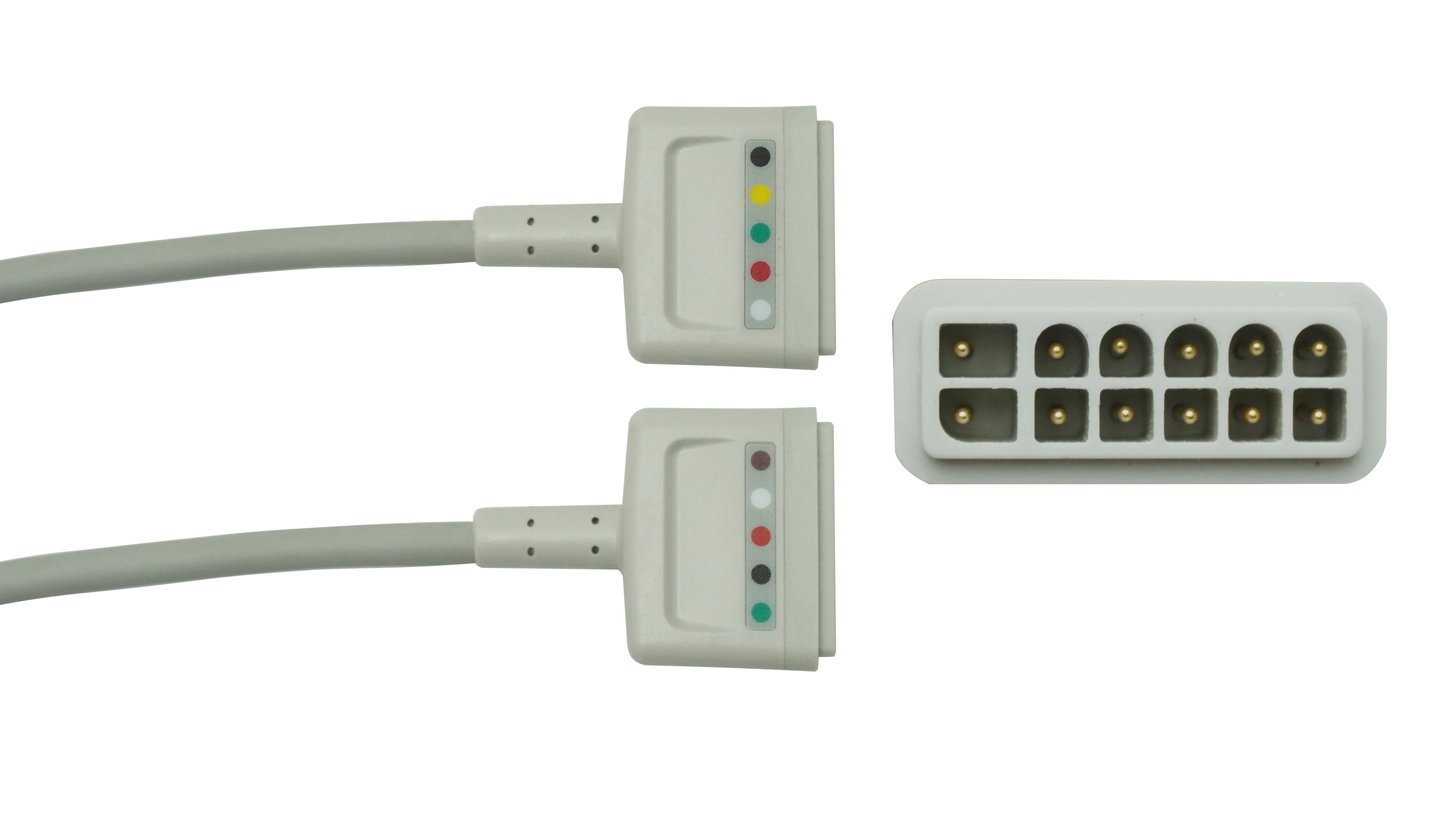 12-Pin Patient Monitors ECG Cable Trunk Cable Compatible ECG Cable Medical Supplies