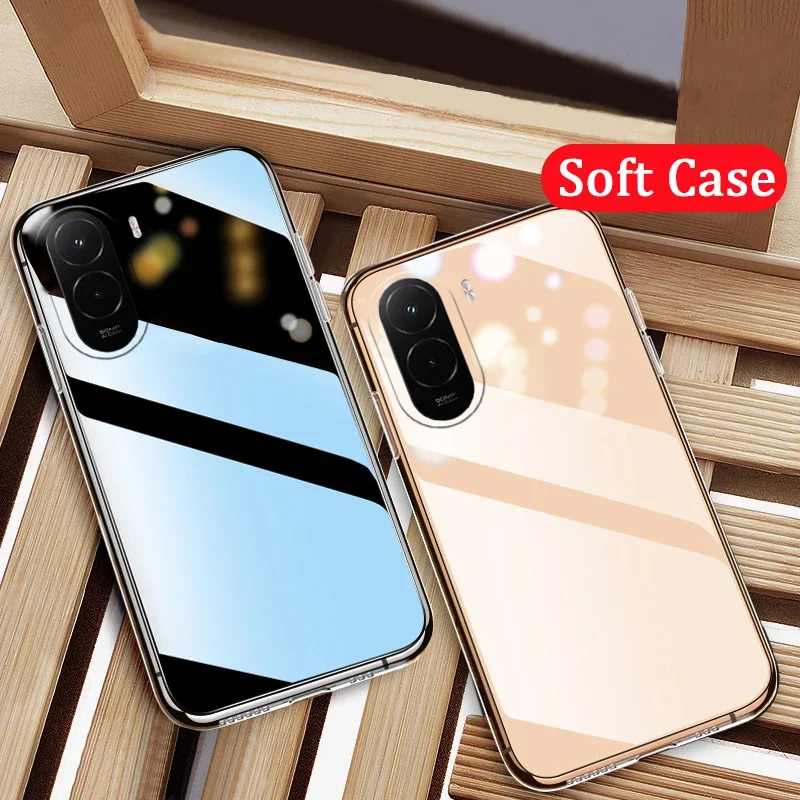 

2PCS Clear Case For Xiaomi Poco M7 Pro F7 Transparent Silicone Soft Shell For Xiaomi Poco M7 Pro F7 Shockproof Phone Cover