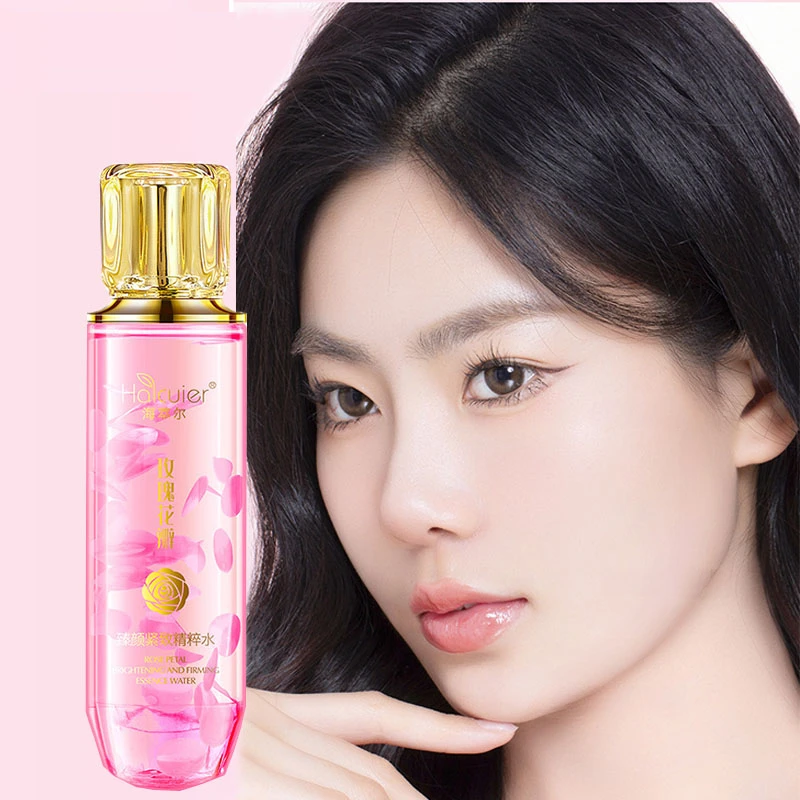 Rose petal whitening and firming essence water improves dryness of the skin Firming deeply moisturizes and moisturizes the skin