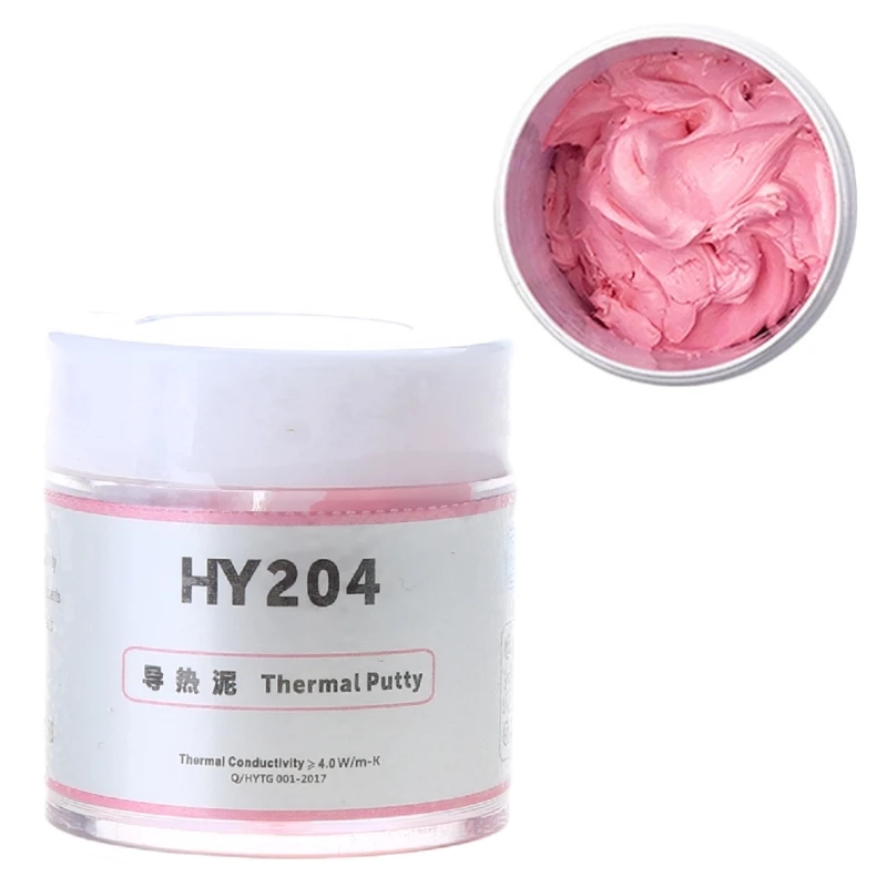 

HY234 4.0W Pink Thermal Grease Paste Formable Heatsink Thermal Compound for Computer Chip Chipset CPU GPU Cooler