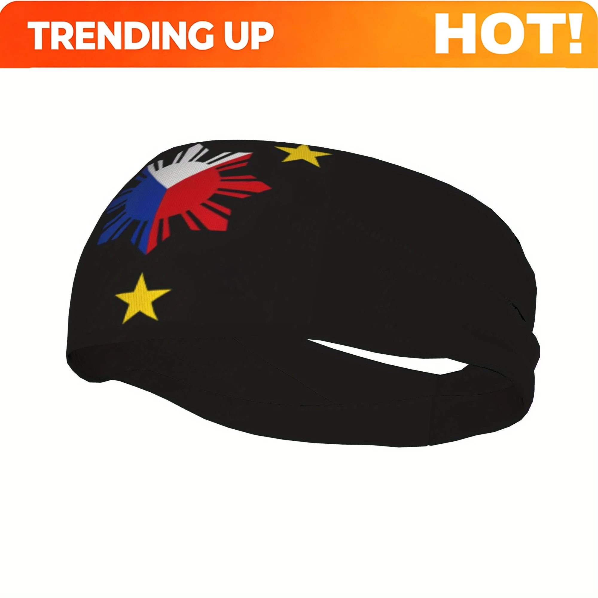 Headband Featuring The Philippine Flag for Sports