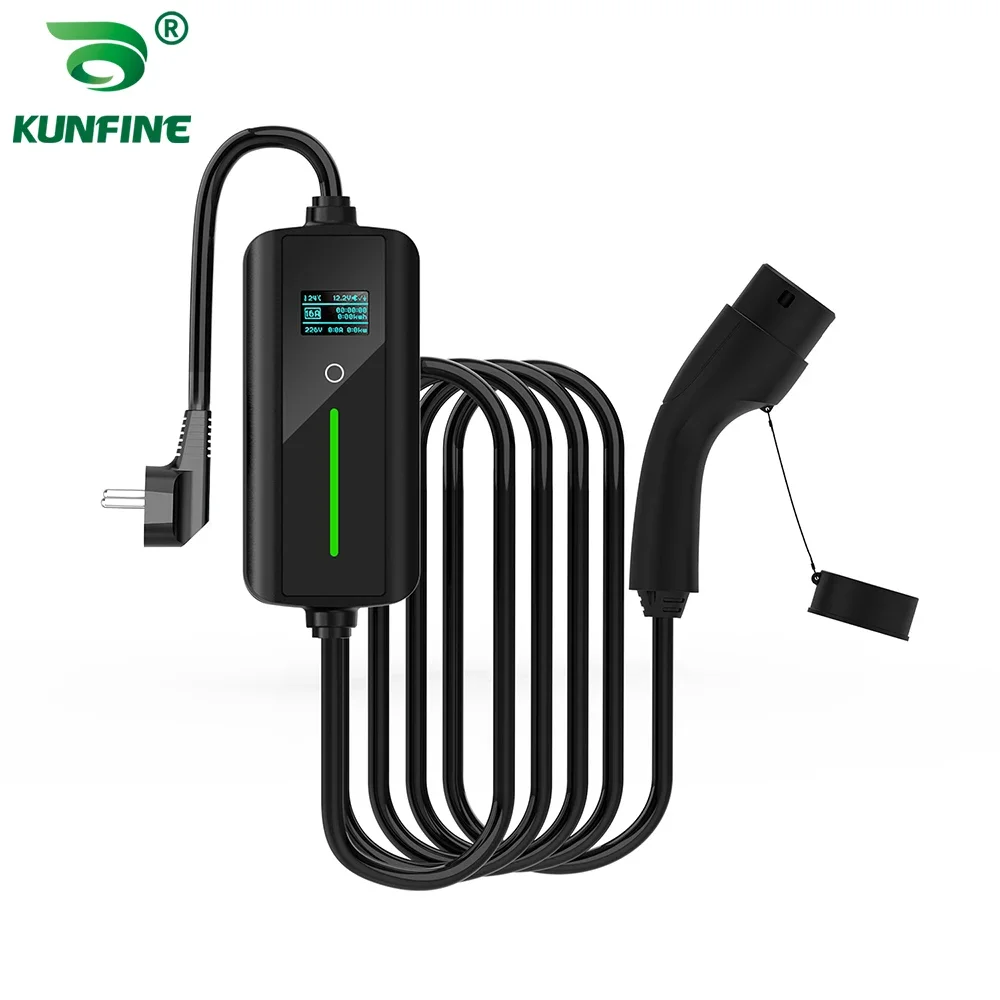 EV Charger 7KW 32A For Portable Charging Wallbox 5m Cable 240V TPU Material Electric Vehicle Charger