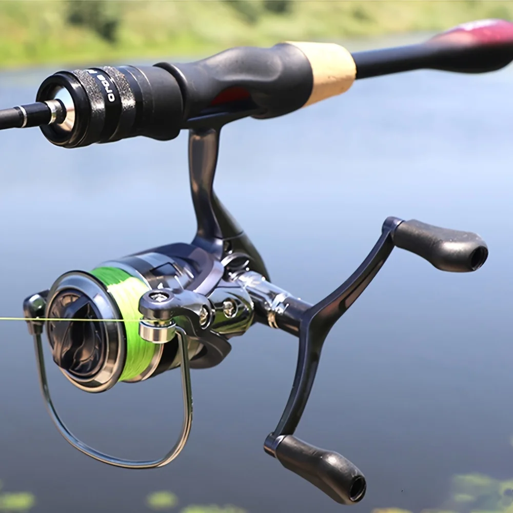 Fishingfans 5.2:1 Fishing Reels 1500S 2500S Interchangeable Handle MAX Drag 8KG Power Spinning Reels