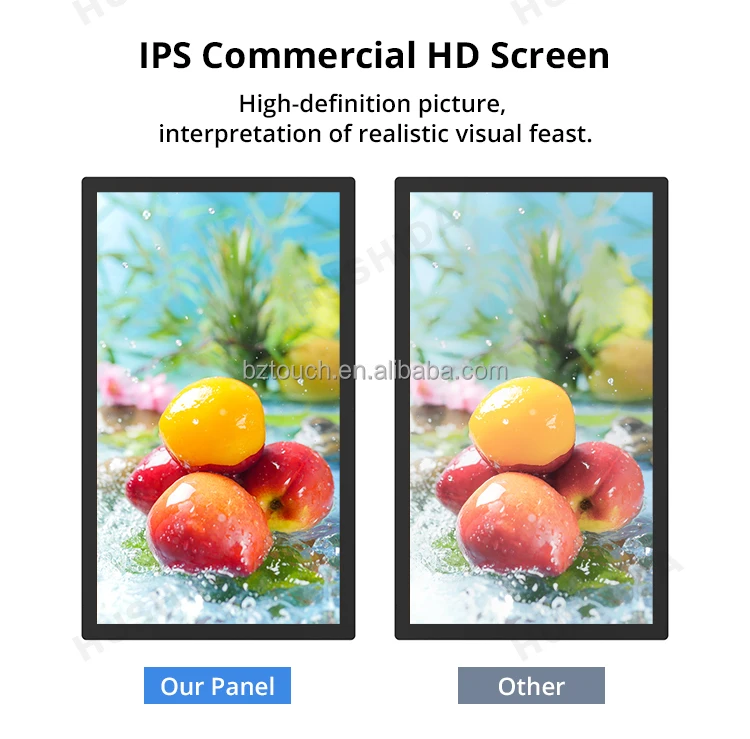 Wall Mount Shopping Mall Custom Sizes Lcd Capacitive Touch Screen Media Video Advertising Display Kiosk