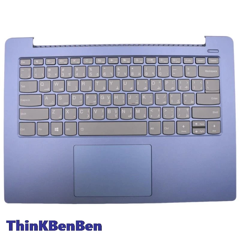 ARA Arabic Blue Keyboard Upper Case Palmrest Shell Cover For Lenovo Ideapad 330S 14 14IKB 14AST 5CB0R07742