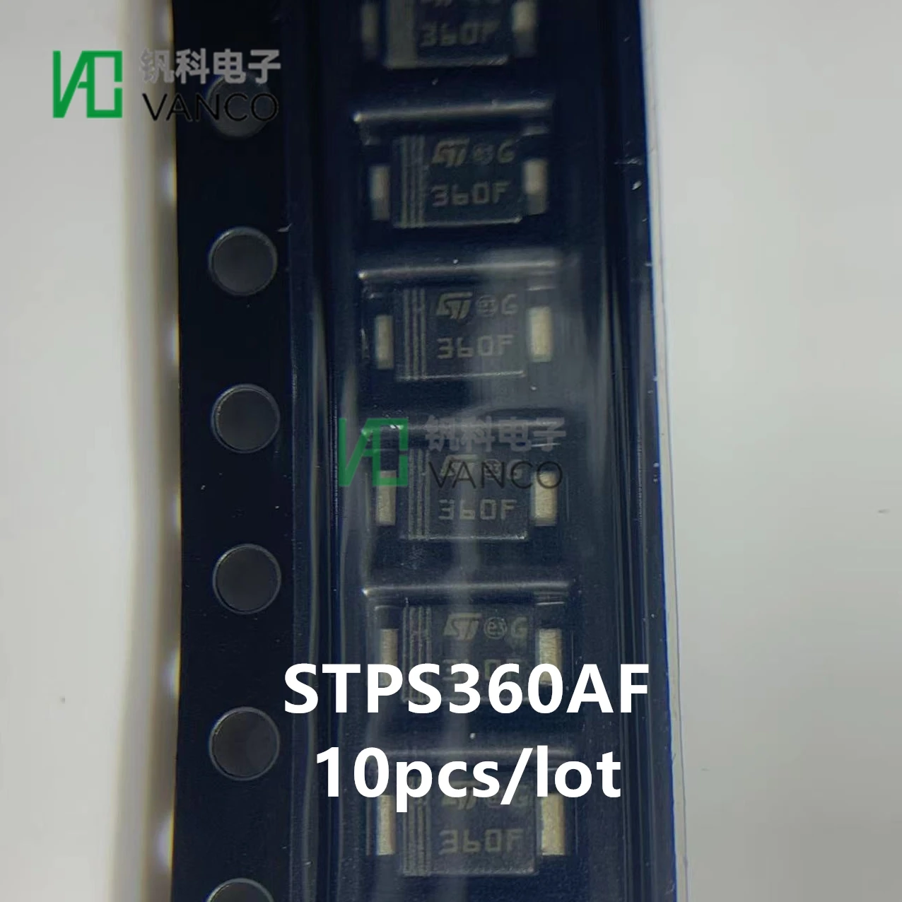 10pcs/lot Transistor Kit STPS360AF 60V 3A SOD128 In Sctock
