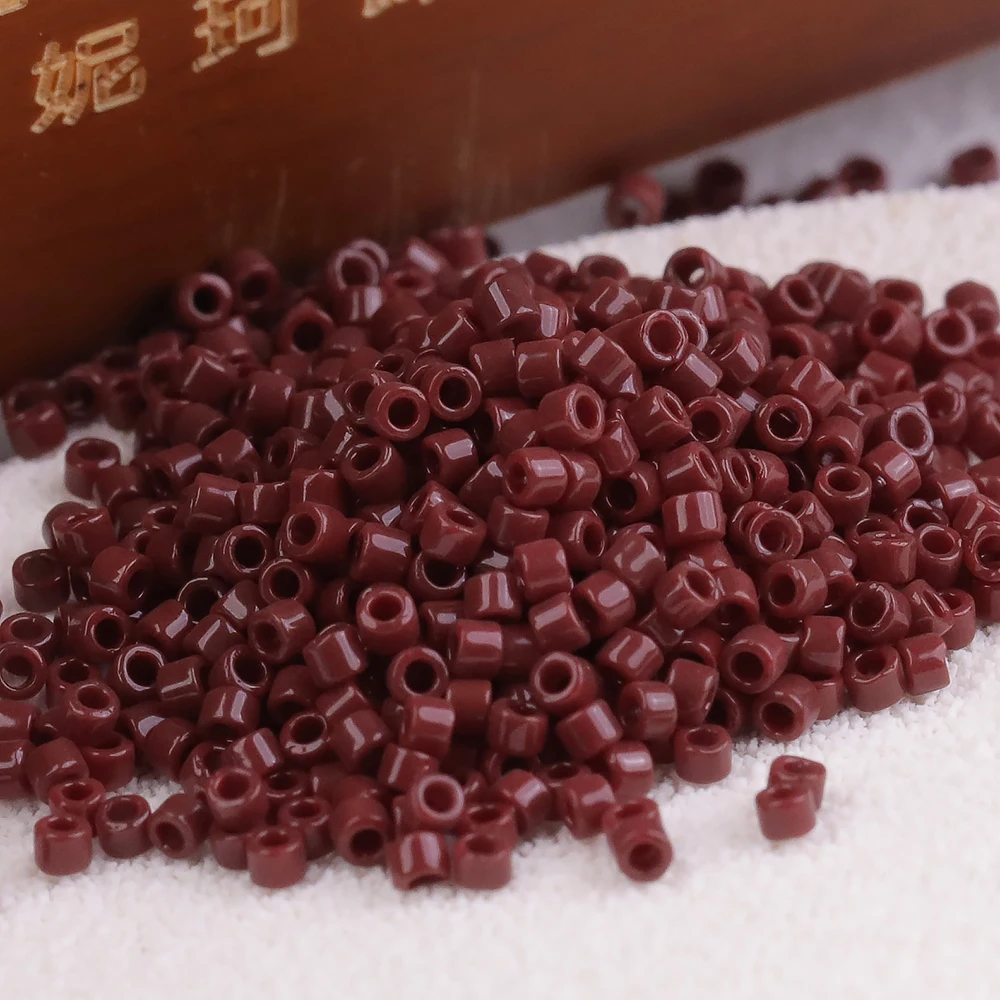 

11/0 Miyuki Delica Seed Beads Non-Extra Finish Colors Glass Beads for DIY Craft Jewelry Making Handmade Bead Supplies