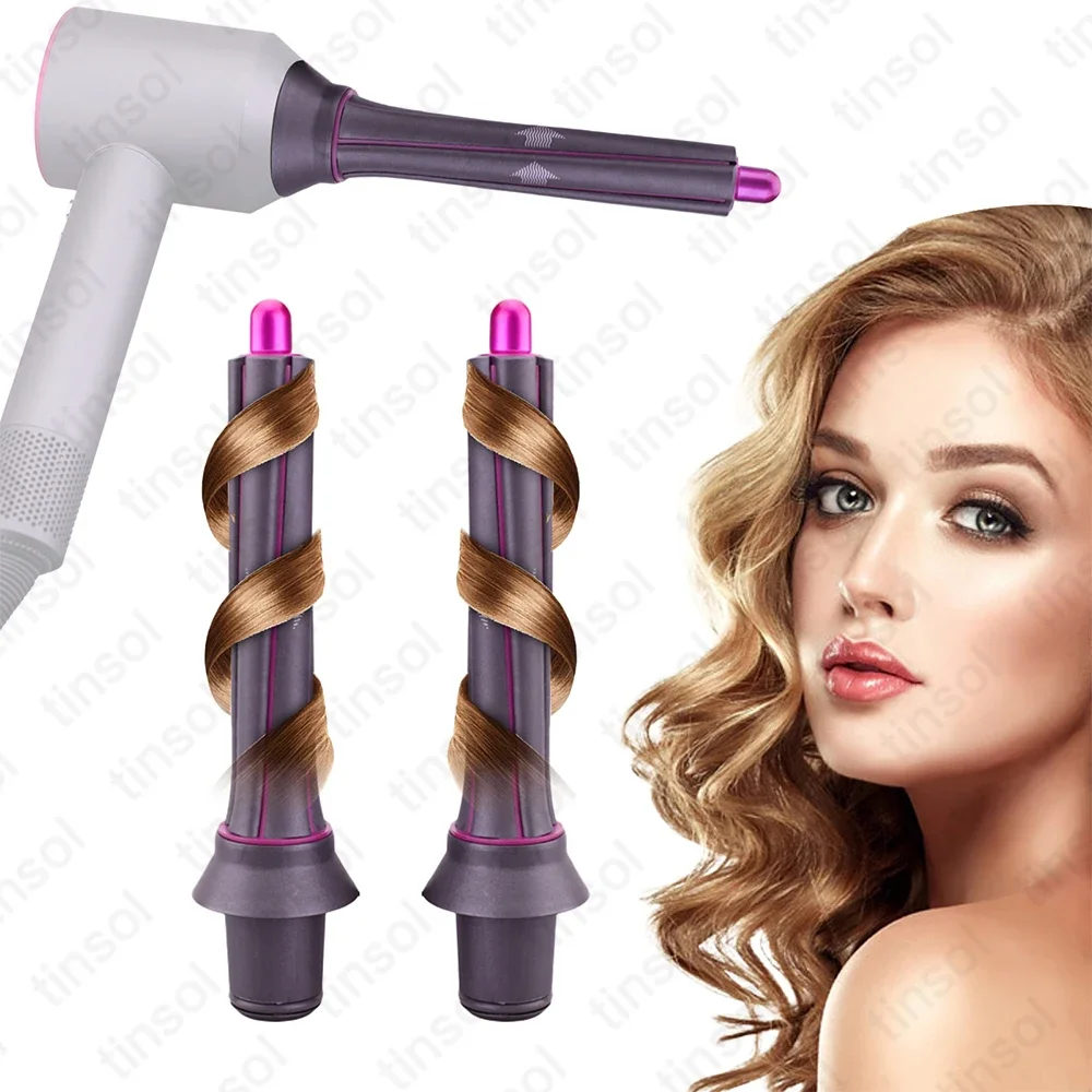 Hair Dryer Curling Attachment 40mm Automatic Curling Nozzle For Dyson Supersonic Hair Dryer Accessories Air Styler Cylinder Comb