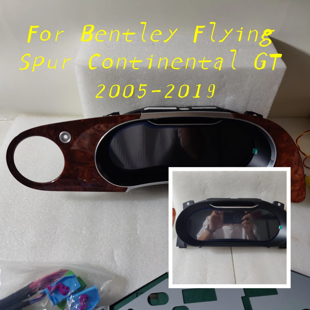 

LCD Instrument Android For Bentley Bentayga Flying Spur Continental GT 2005-2019 Digital Cluster Dashboard Speedometer Dashboard