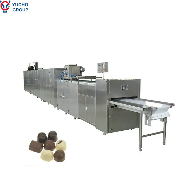 소형 초콜릿 기계 생산 라인 자동 초콜릿 기계 통합 초콜릿 코팅 라인