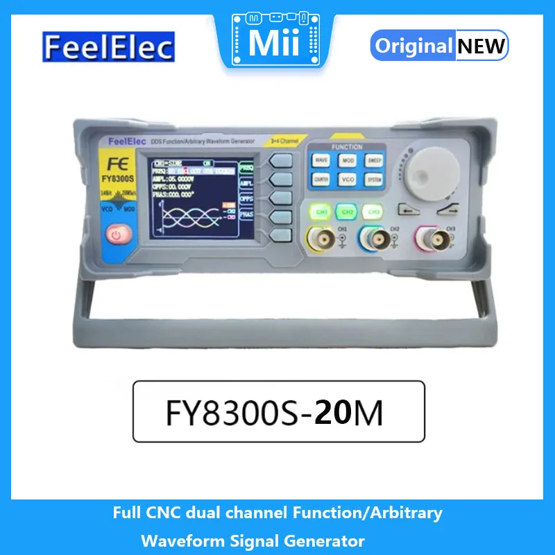 FY8300S-20Mhz Three channel Waveform Function Signal Generators,with Ultra-fine waveform dynamic waveform display