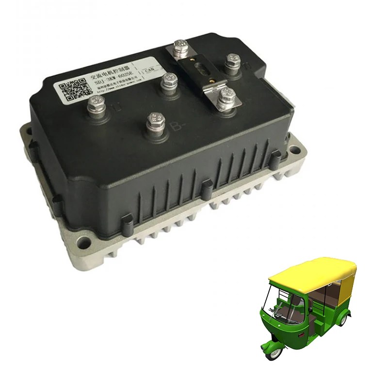 60V Programmable AC Motor Controller for Electric Trike Tricycle Pedicab EV Conversion Kit