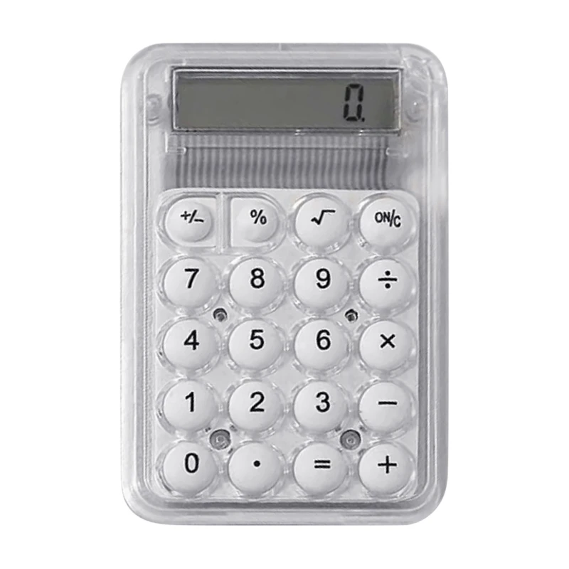 Mechanical Calculator 8 Digit Large LCD Display Big Buttons Easy to Press Office Calculator for Office,School Daily Use