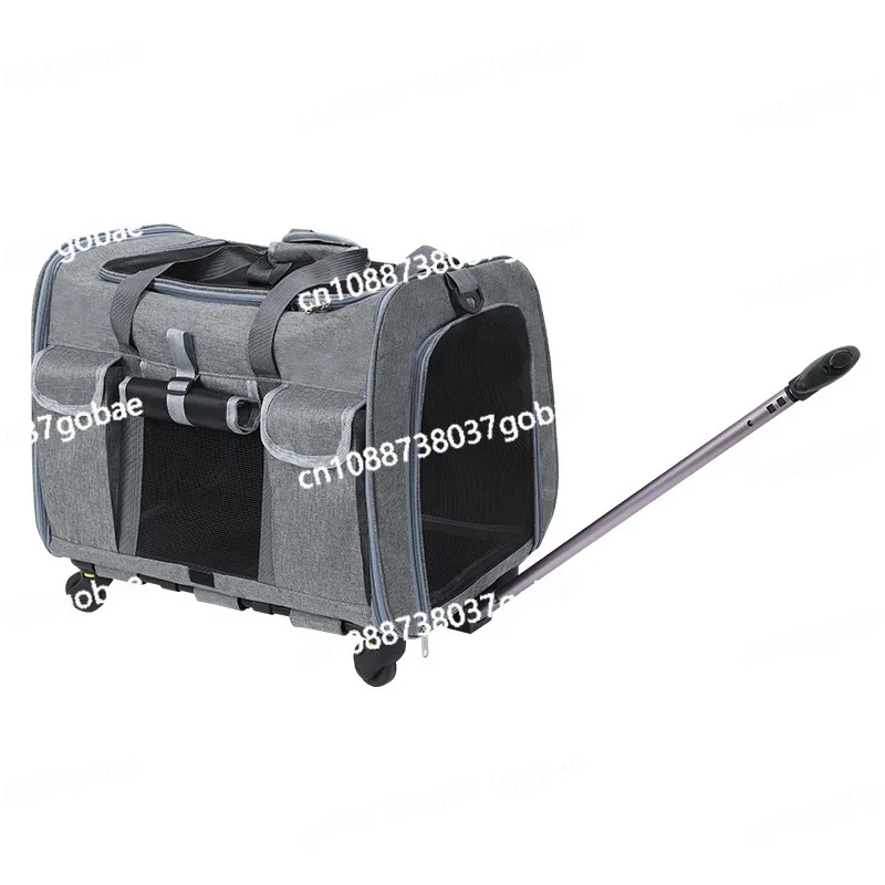 

Portable Pull up Pet Bag - New Breathable Foldable Large Capacity Shoulder Span Portable Dog Bag