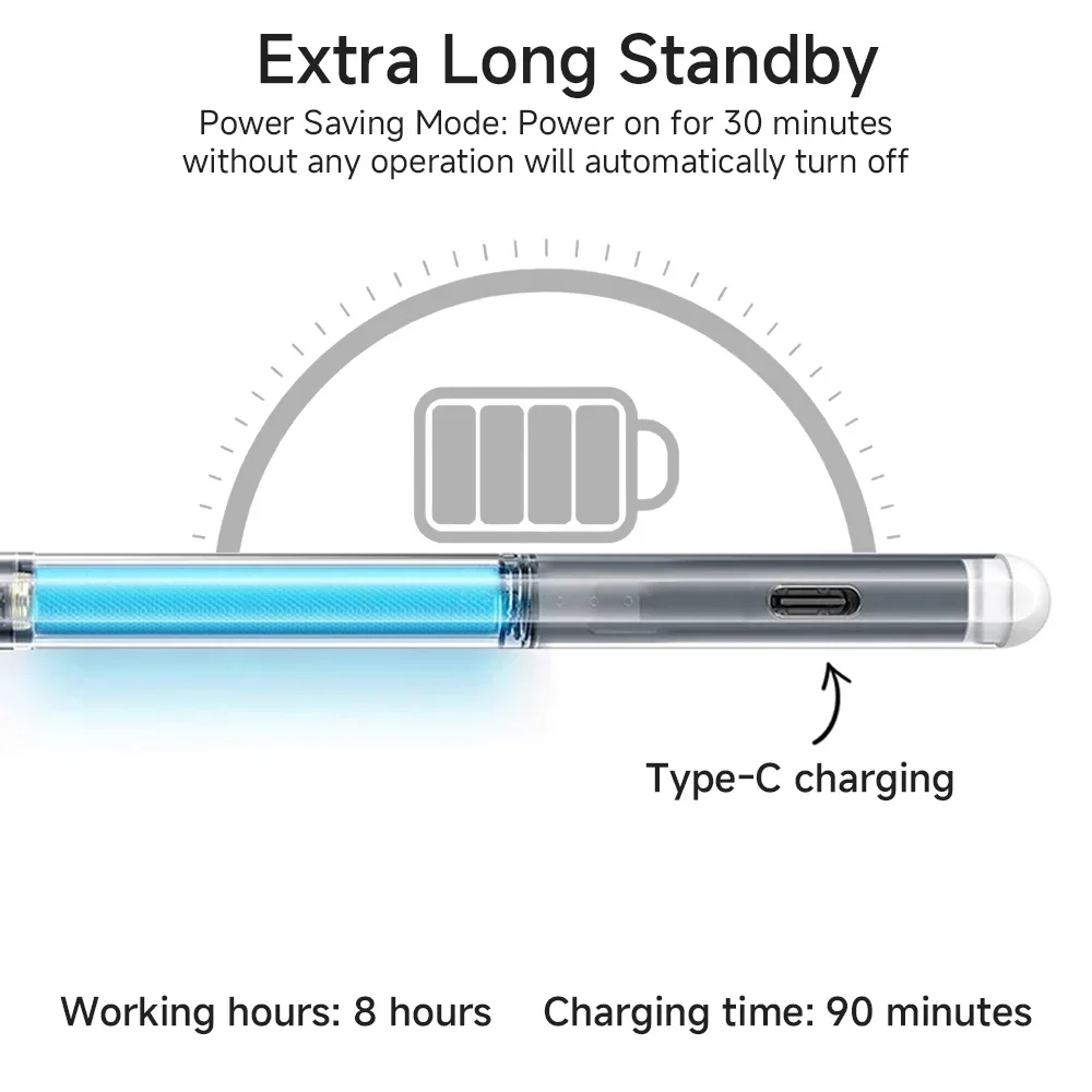 يتميز جهاز لوحي Universal Stylus Android IOS Windows Stylus IPad Apple Pencil Tablet بمرفق مغناطيسي مع ملحق قلم رصاص