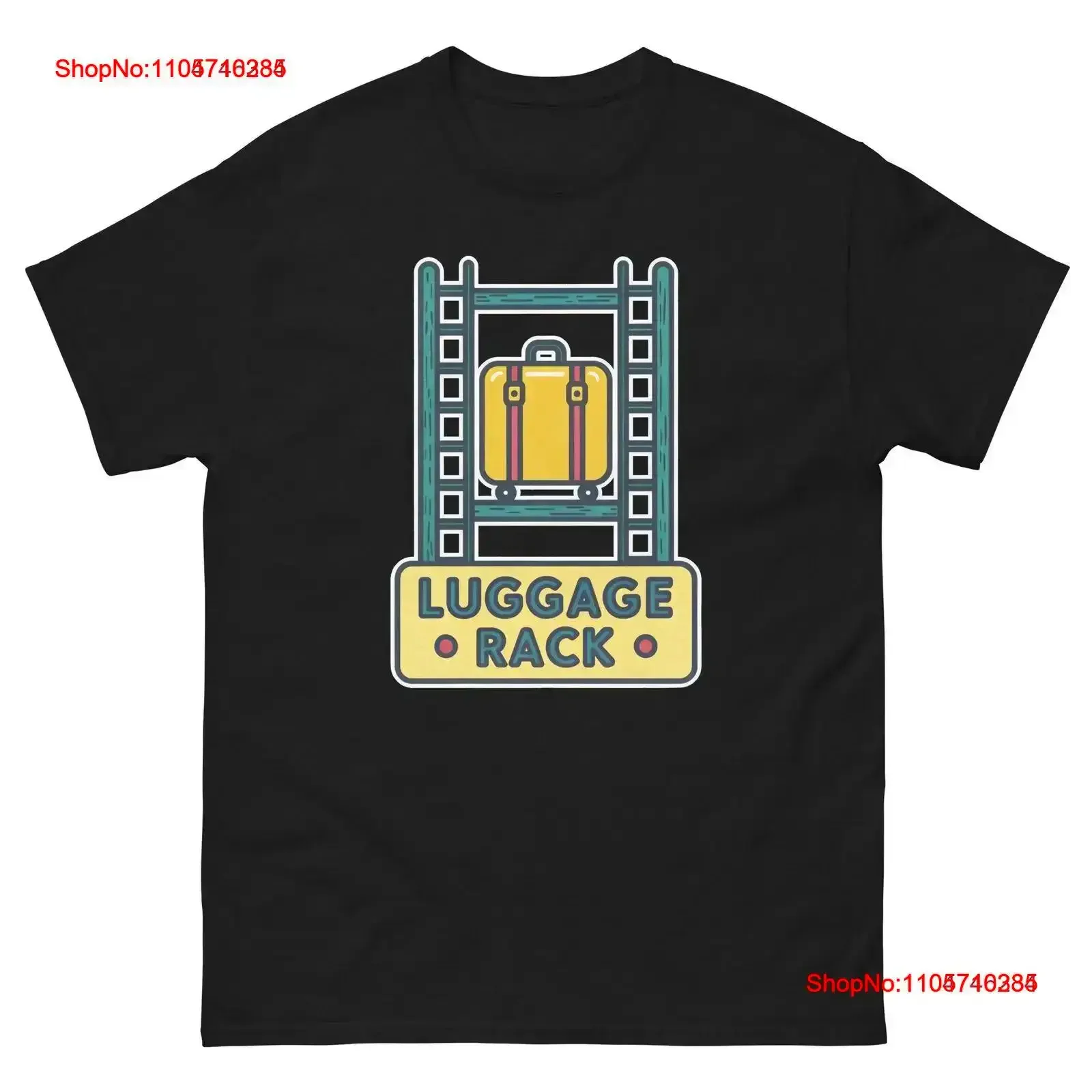 Luggage Rack Hotel Item Travel Motel T Shirt vintage Washed designer clothes Soft homme fashion Breathable Casual vintage