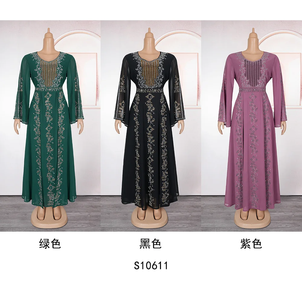 

2025 Abayas For Women Dubai Luxury African Muslim Fashion Dress Caftan Marocain Evening Party Dresses Boubou Robe Djellaba Femme