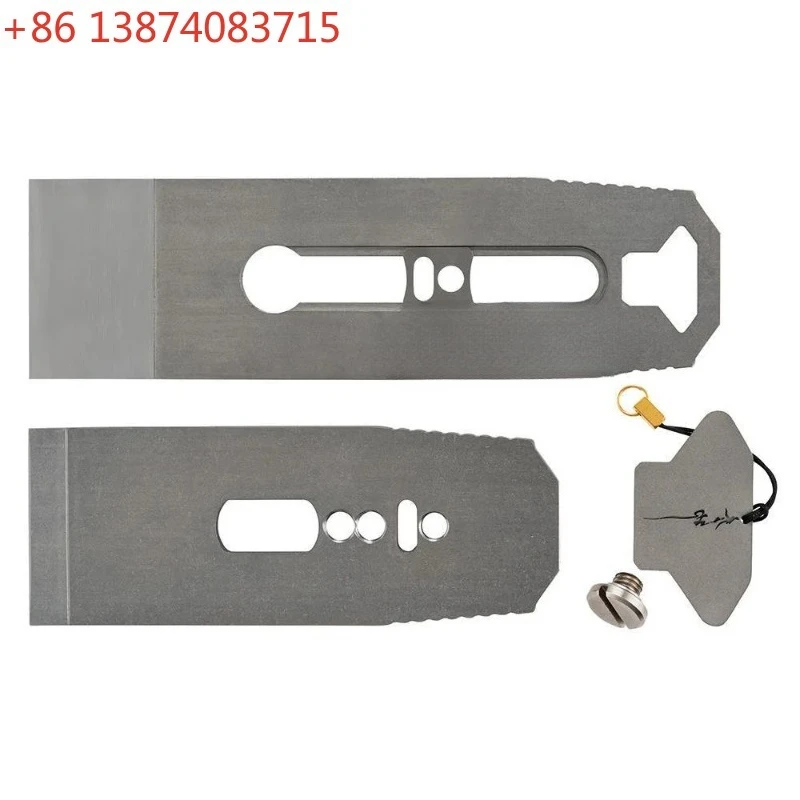 Premium 4.0mm Thick Steel Titanium Base Replacement Blade with Chip Breaker For No 4, 4-1/2, 5, 5-1/2, 6, 7 Hand Plane