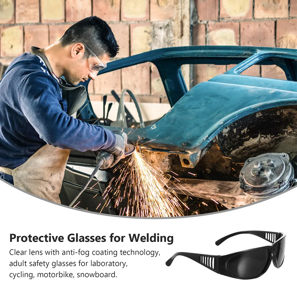 Welding Safety Goggles 10 Pairs Protective Eyewear for Gas Electric Arc Cutting Machining Construction