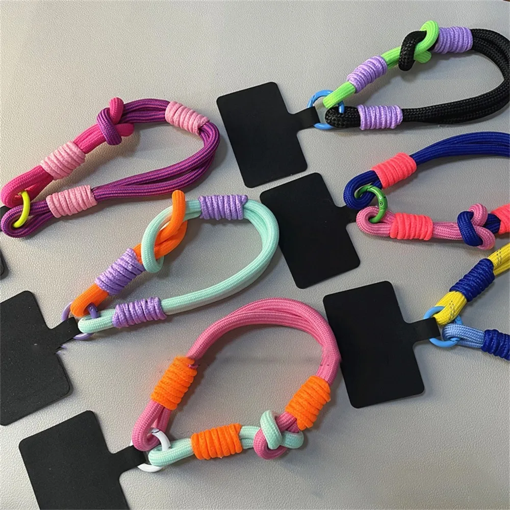 

Korean Mobile Phone Knot Coloful Cute Phone Rope Chain Portable Anti-loss for iPhone 15 14 Pro Max/Samsung Flip 4