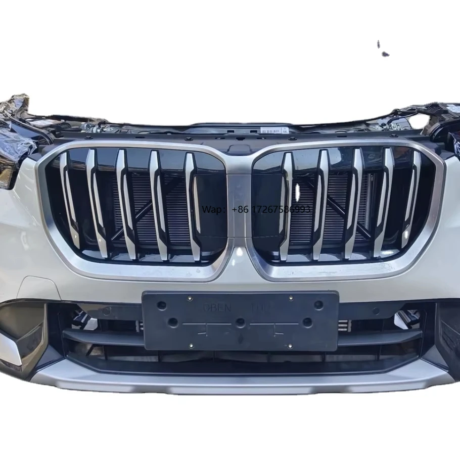 

High Quality Hot Selling Front Bumper Assembly Plastic Body Kit Optimal Performance Radiator Fan Grille Nose Cut New Condition