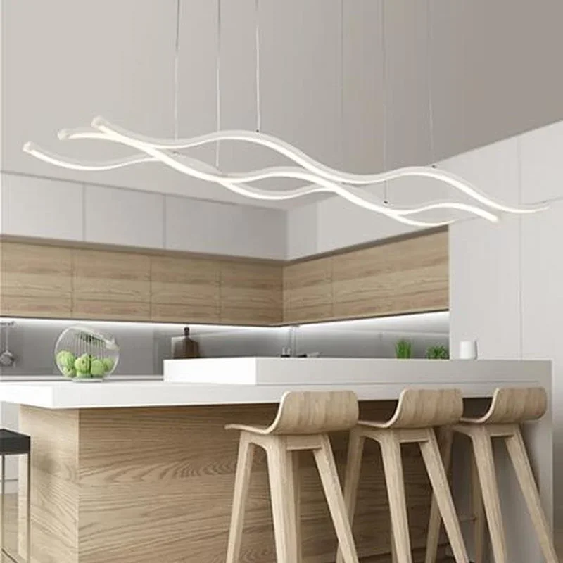 Minimalism Modern LED Pendant Chandelier For Dining Kitchen Room Bar AC85-265V Aluminum Hanging Pendant Chandelier Lamp Fixtures