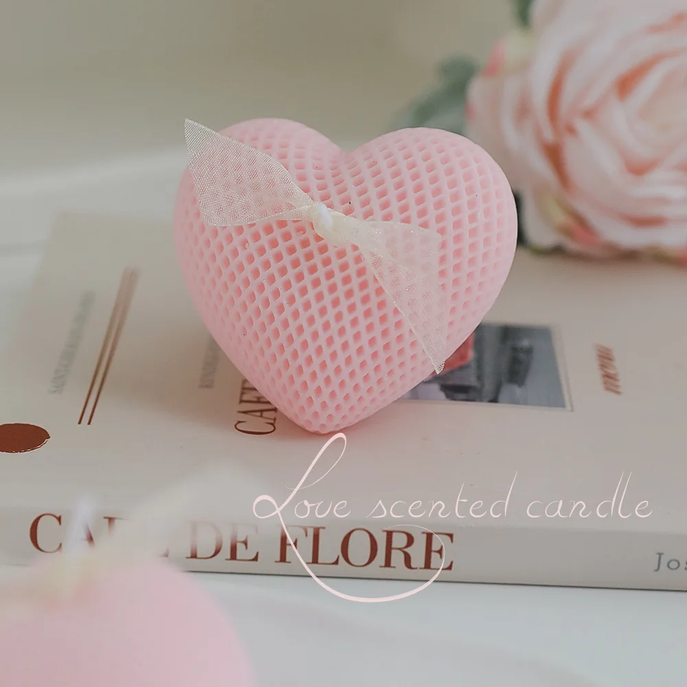Custom Candle Home Fragrance Heart-Shape Scented Candle for Valentine's Day Scented Candles