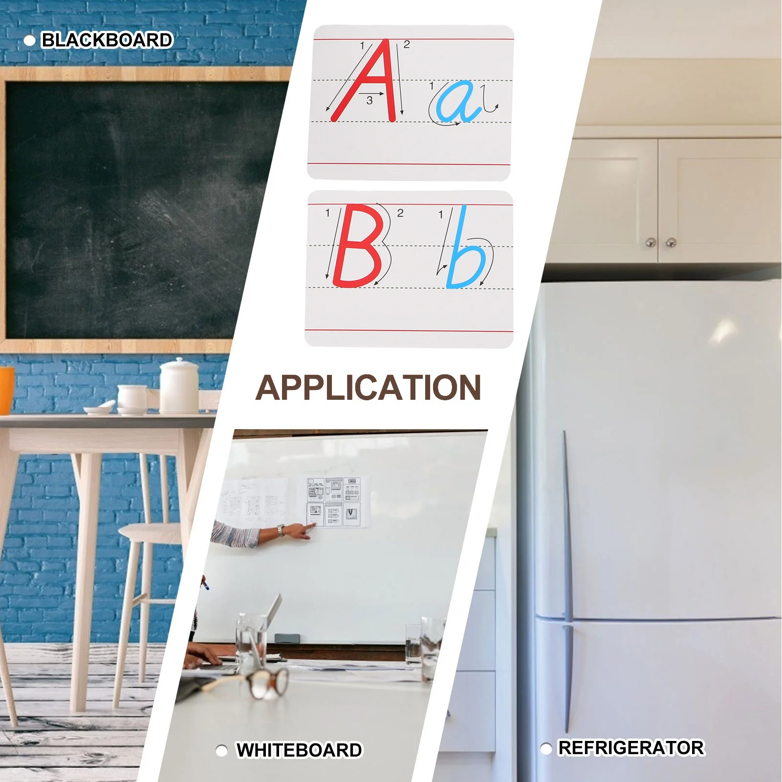 1セット26個の大文字・小文字アルファベットマグネット冷蔵庫用教育用就学前学習文字セット磁気カラフル装飾