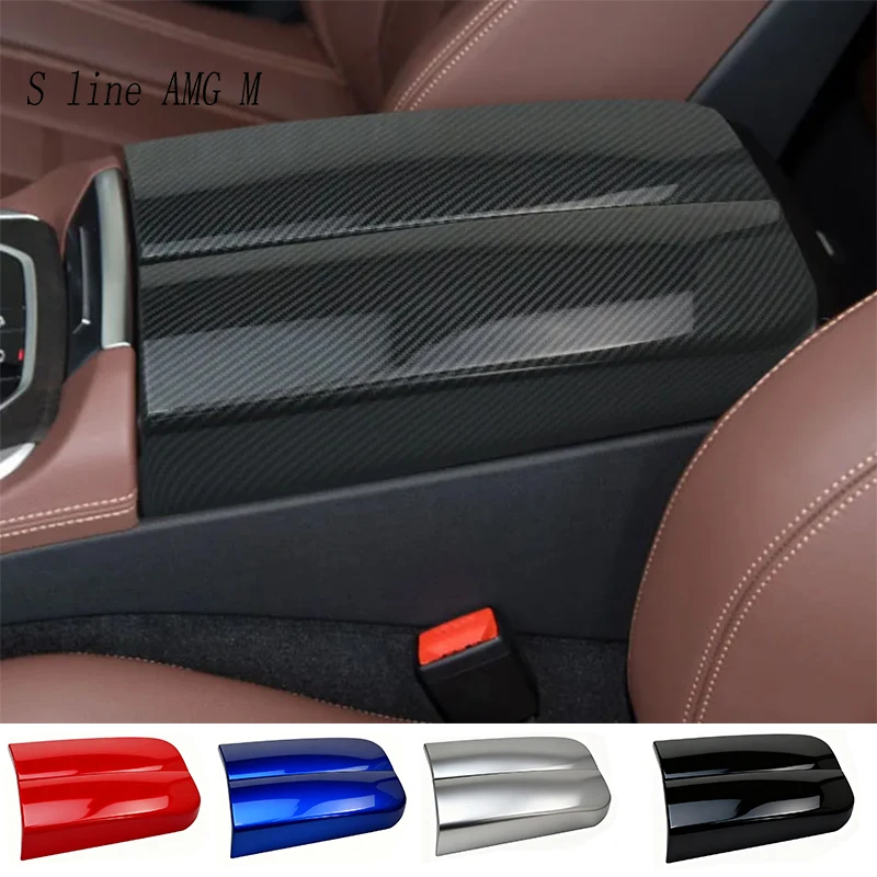 

Автомобильный Стайлинг, консоль, подлокотник, панель, наклейка, накладка для BMW X5 G05 X6 G06 2019-2024, спортивные автоаксессуары из углеродного волокна