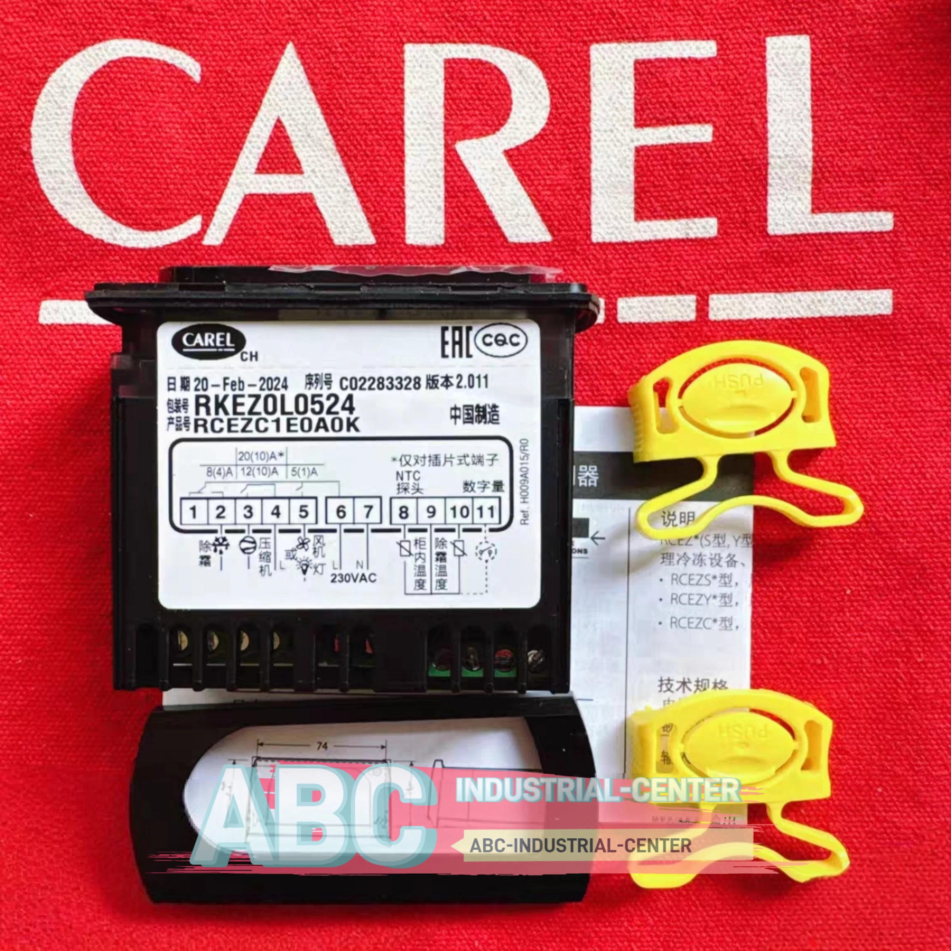 RKEZ0L0524 RCEZC1E0A0K 온도 컨트롤러 RKEZ1Z0540 RCK1S1E0A1 박스 내 새 제품