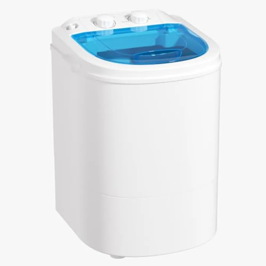 Tragbare Waschmaschine, 5,5 Pfund, kompakte Mini-Waschmaschine, 110 V, Einzelwanne, Waschmaschine für Wohnungen, Schlafsäle, Reisen