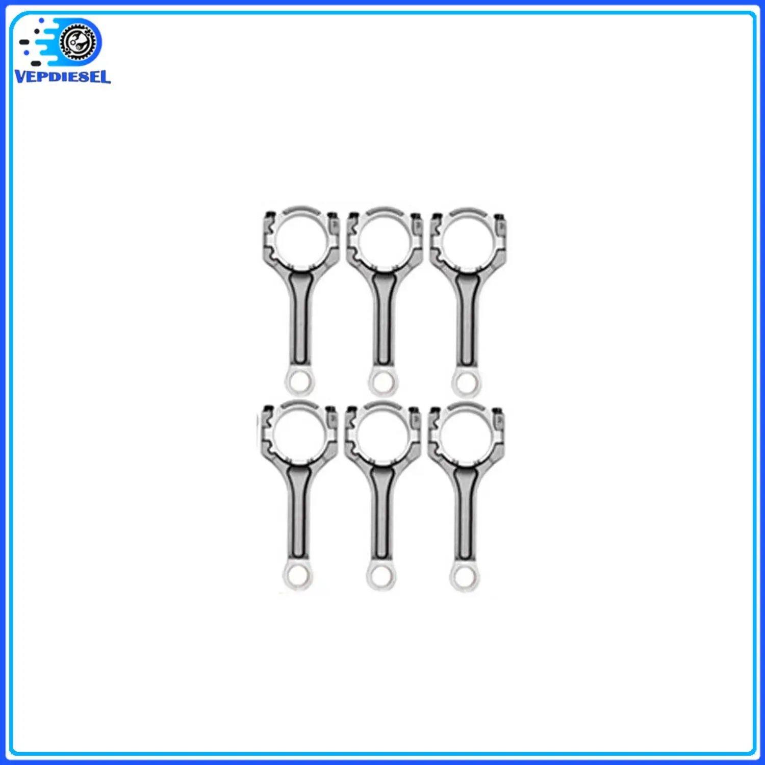 6pcs G6DH Connecting Rod 23510-3L100 235103L100 23510-3CFA0 For 2011-2019 Hyundai Santa Fe Azera Kia Sorento Sedona Cadenza 3.3L