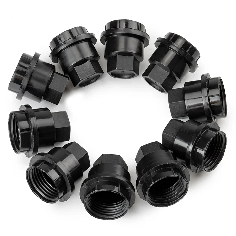 10 piezas 15661036   Tapa de tuerca de rueda negra para Chevrolet S10 Blazer Express Tahoe para GMC C1500 C2500 GMC Jimmy Sonoma para Cadillac