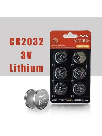 6-60PCS CR2032 3V 210mAh 리튬 배터리 CR 2032 버튼 배터리 시계 장난감 계산기 자동차 원격 제어 버튼 코인 셀