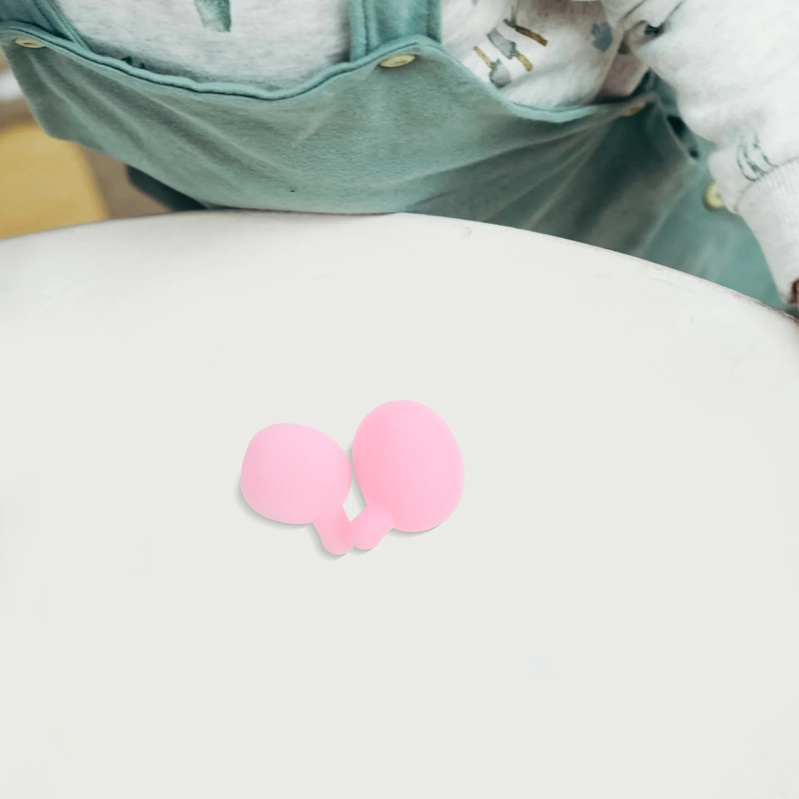 12pcs Blowing Insert: Diy Silicone Bubble Inserts For Making Squeeze Refills Pink Replacement Inner Balls Craft Project