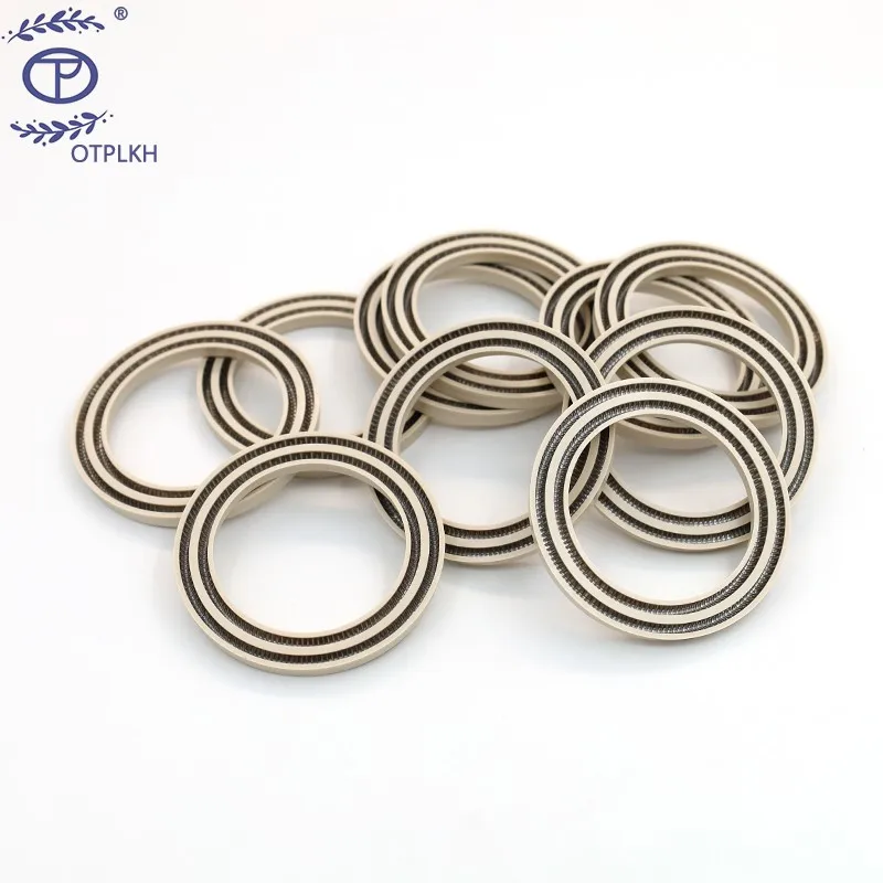 Spring seal ring for shaft PEEK Groove ring Double groove spring seal 301 V Spring polyetheretherketone Seals Factory Customized