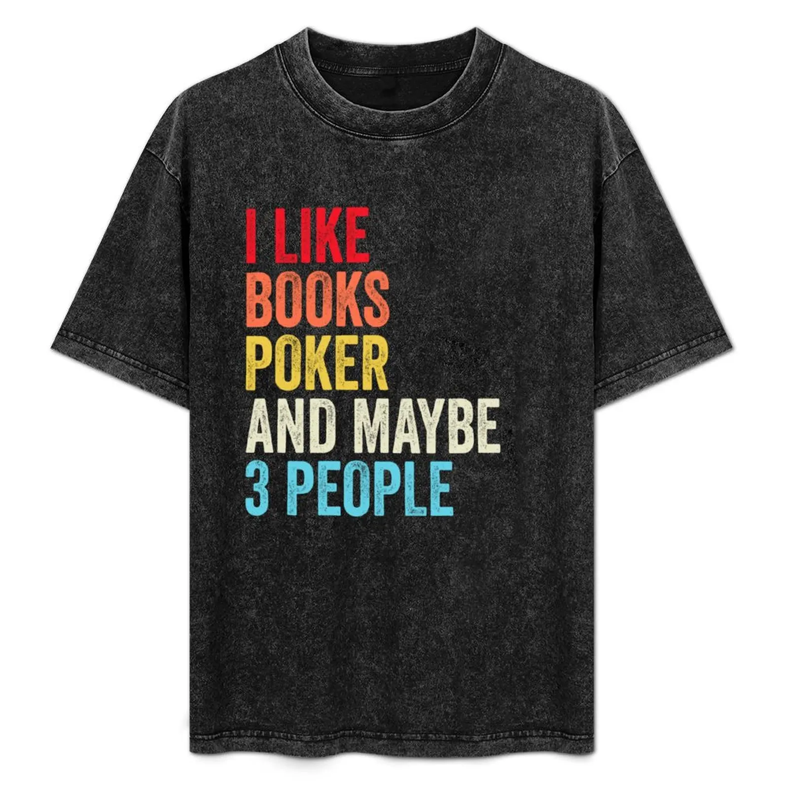 i-like-books-ポーカーと三者で遊ぶシャツ、面白いクールなポーカーシャツ、メンズ、レディース、女の子、恋人、誕生日、クリスマスギフトシャツ、tシャツ