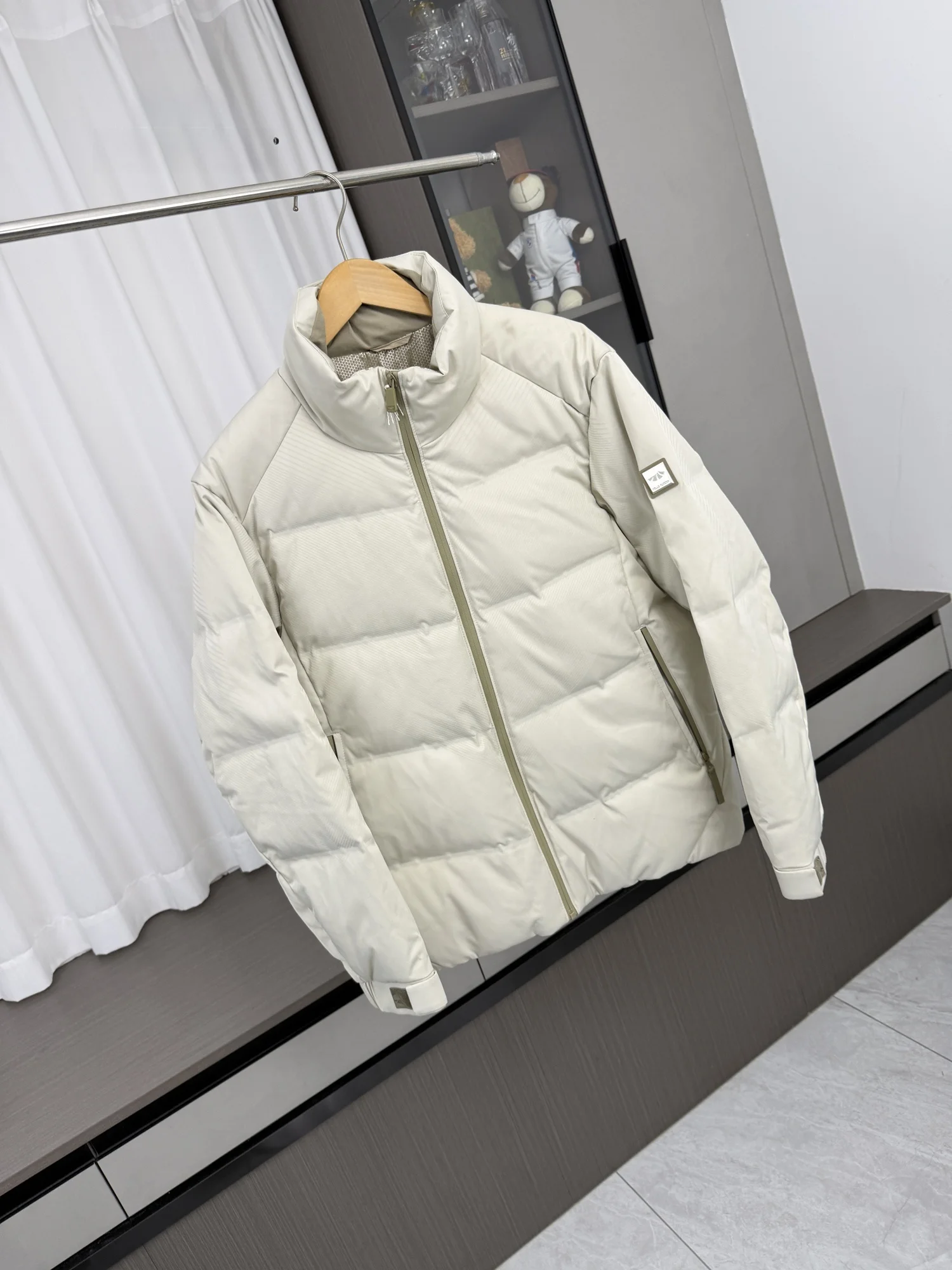 Extreme Cold Resistant 800 Fill Power Duck down Jacket Stand Collar 95 Feather Men's Casual Winter Coat Warm Long Sleeve Zipper