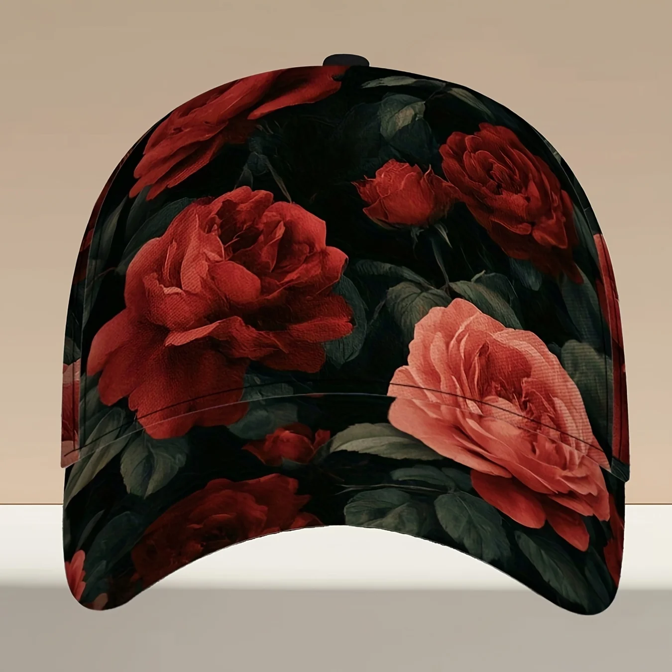 

Бейсболка с принтом роз, в ретро-романтическом стиле, с литературным узором, унисекс, регулируемый размер, подходит для повседневных поездок и свиданий.